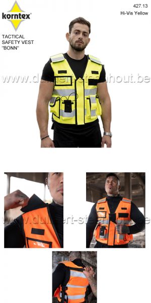 Korntex Tactical Safety Vest Bonn - hi-vis yellow