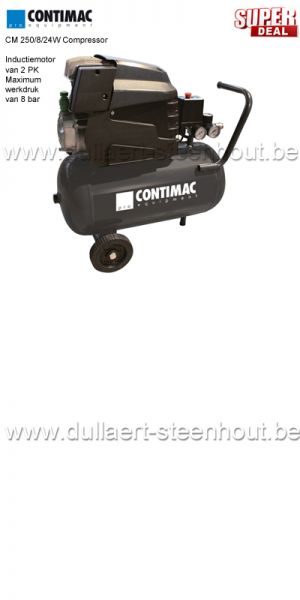 Contimac Compressor 8 bar CM 250/8/24 W 