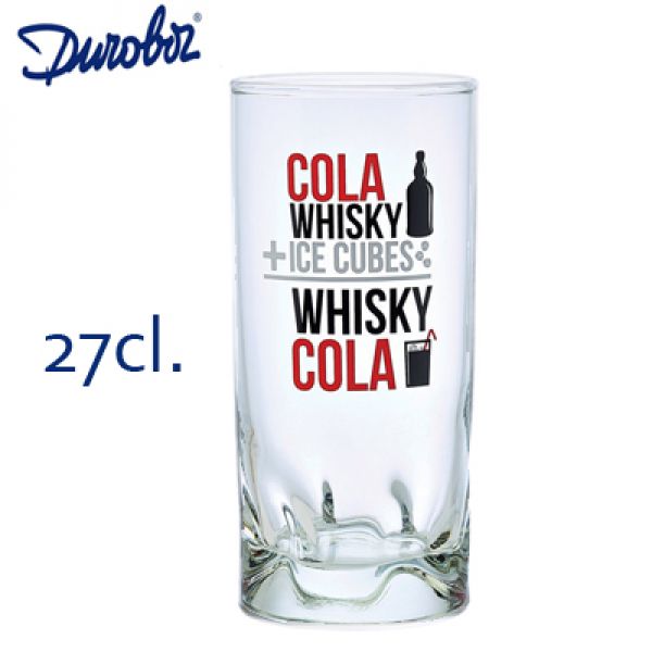 6 Whisky Cola Glazen 27 cl 
