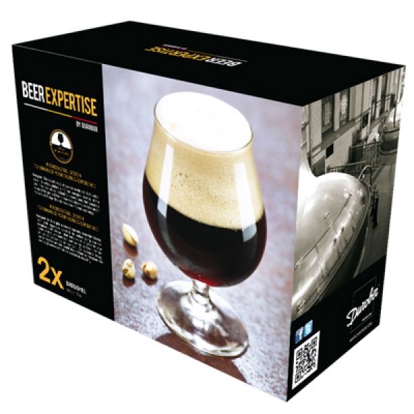 Beer Expertise - 2 Breughel bierglazen 48cl.