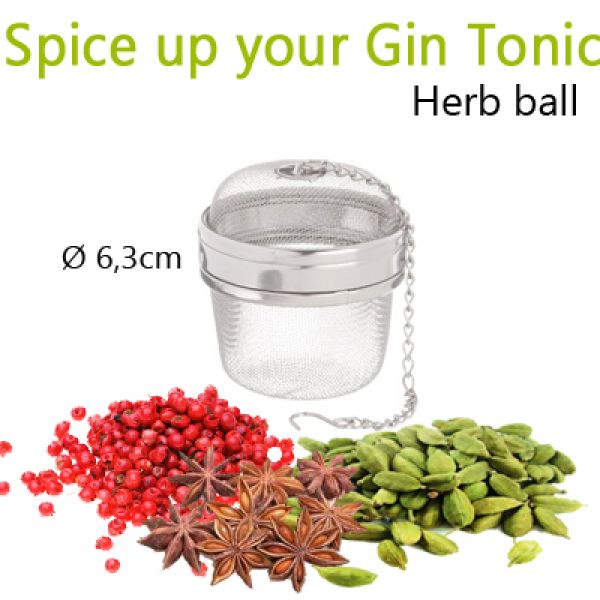 GIN TONIC botanicals selection - Herb ball diameter 6.3cm