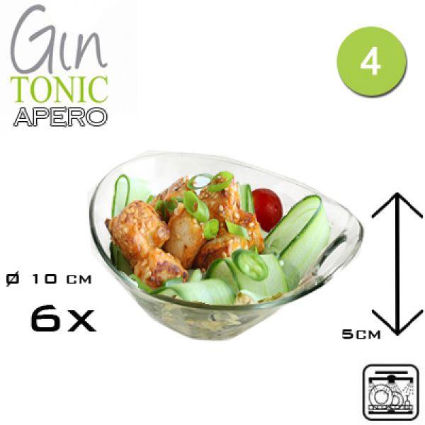 GIN TONIC APERO - 6 aperitiefschaaltjes Practica10