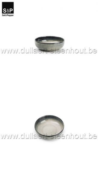Salt & Pepper Kom 13xH4cm grijs/groen Meridian