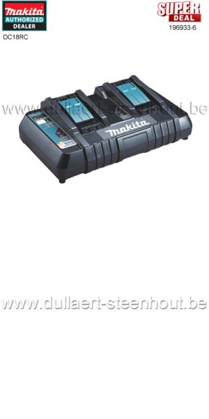 MAKITA DC18RD 196933-6 DUO SNELLADER DC18RD