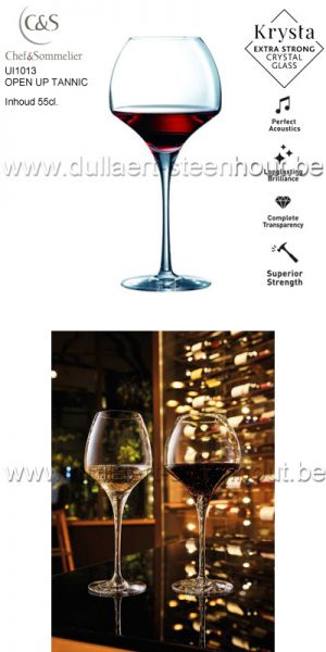 Chef & Sommelier Open Up Tannic 6 Crystal glass wijnglazen 550ml 