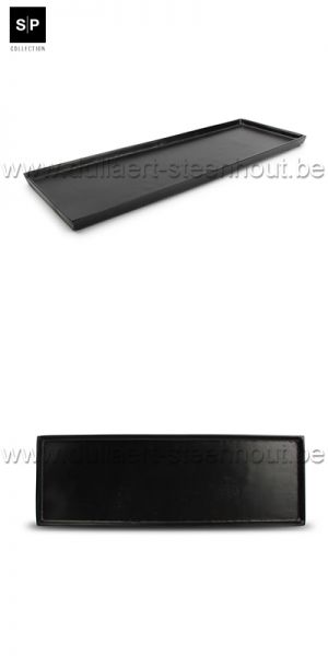 S|P Collection Sierschaal 48,5x16cm zwart Charm