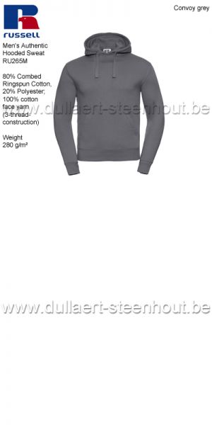 Russell werksweater met kap / werktui met kap / Hooded Sweatshirt R-265M-0 - convoy grey