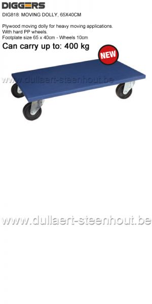 Diggers meubelroller DIG818 65x45xm tot 400 KG