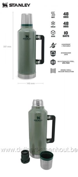 Stanley Classic Legendary Thermos Green| 2,3L