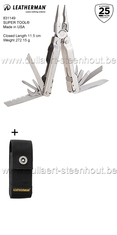 LEATHERMAN Super Tool® 300 multitool met 19 functies - 831149