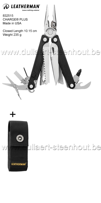 LEATHERMAN Charge®+ multitool met 19 functies - 832515