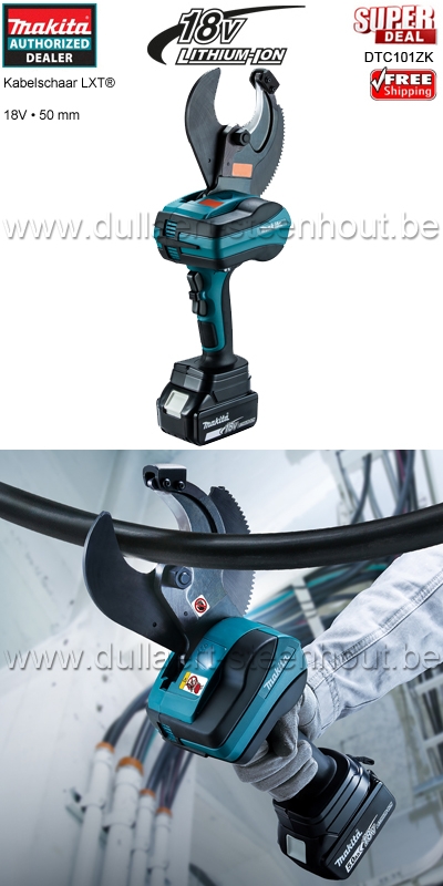 Makita® 18V Accu kabelknipper DTC101ZK - zonder lader / zonder accu