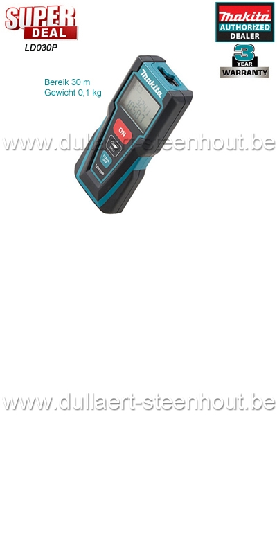 Dullaert-Steenhout Makita LD030P Laser-afstandsmeter 30 m