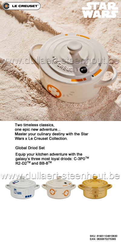 Ham deugd Opsplitsen Dullaert-Steenhout Ninove | Le Creuset - BB-8™ mini stoofpannetje 10 cm -  Star Wars x Le Creuset - limited edition